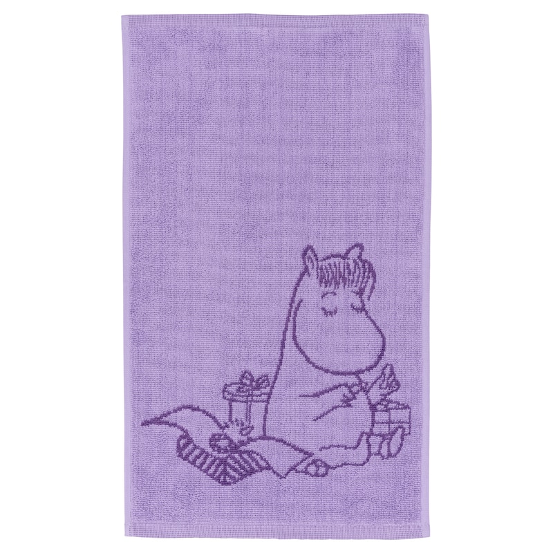 Moomin by Arabia Hand Towel 12x19.7in Snorkmaiden Purple - 12 x 19.7"