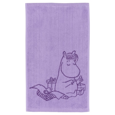 Moomin by Arabia Hand Towel 12x19.7in Snorkmaiden Purple - 12 x 19.7"