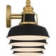 preview thumbnail 3 of 5, Huxley 4-Light Aged Brass Bath Light