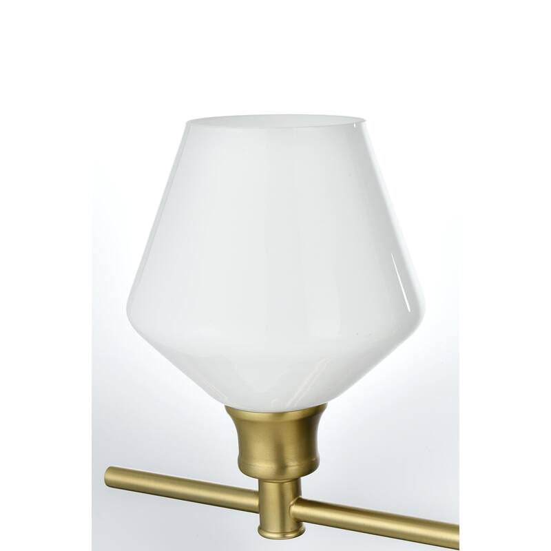 Elegant Lighting Gene 5 Light 47" Wide Bathroom Vanity Light with