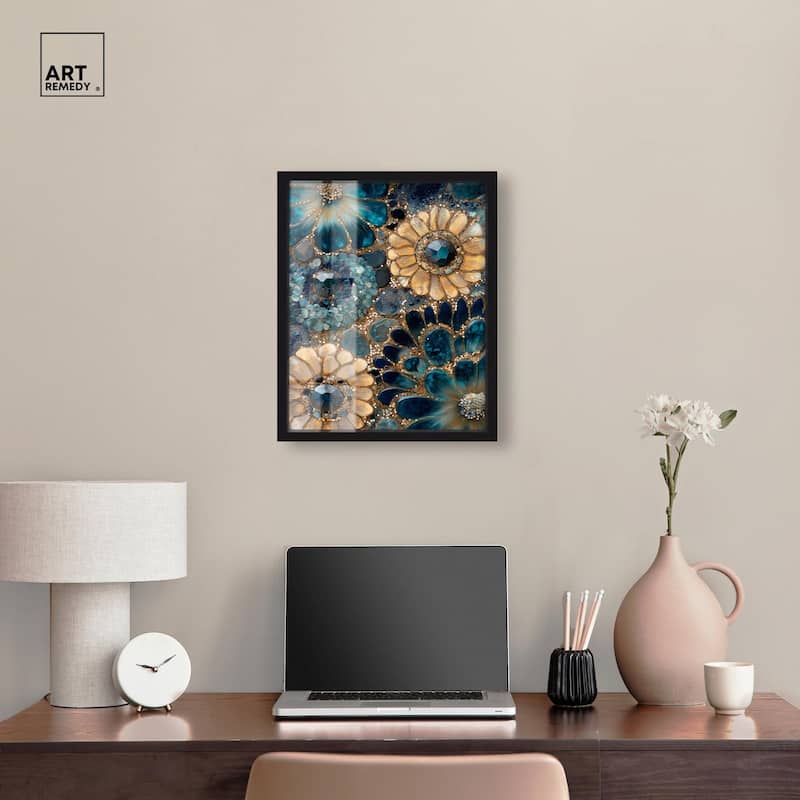 Opulent Geode III Shadowbox by Art Remedy