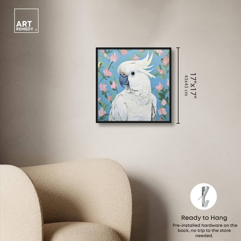 White Cockatoo I Canvas by Art Remedy