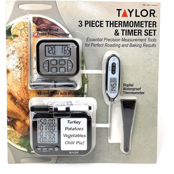 PC Stainless Steel Wired Meat Thermometer