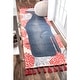 preview thumbnail 15 of 14, Nuloom Handmade by Thomas Paul Cotton Printed Whale Area Rug 2'6" x 6' Runner - Multi