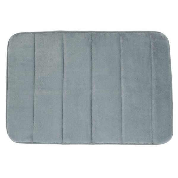 Bathroom Coral Fleece Slip Resistant Water Absorbent Floor Mat Pad Doormat