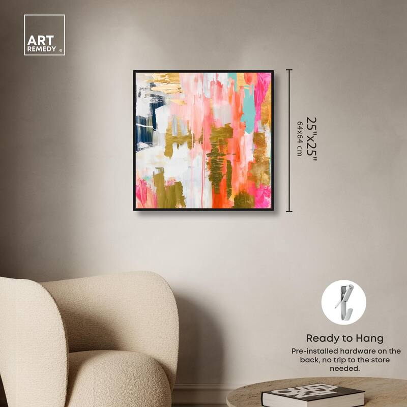 Exuberant Hues I Canvas by Art Remedy
