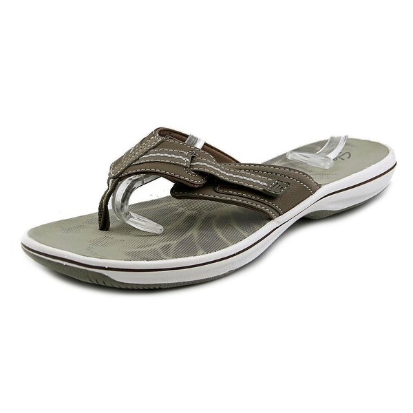 Clarks Narrative Brinkley Calm Open Toe Synthetic Thong Sandal