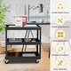 preview thumbnail 7 of 11, Costway 3-Tier Utility Cart Metal Mental Storage Service Trolley - See details