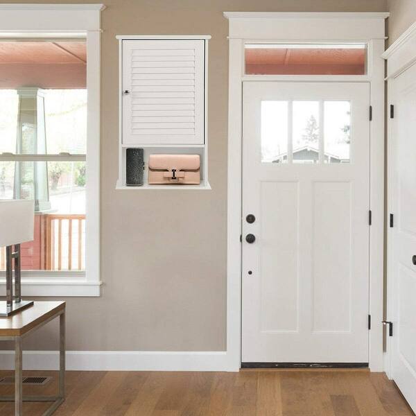 Shop 27 5 H Wall Hanging Bathroom Storage Cabinet Overstock 28795193