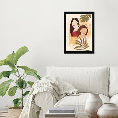 Wynwood Studio Prints People and Portraits Tropical Ladies White and Cream White Modern & Contemporary Wall Art Canvas Print