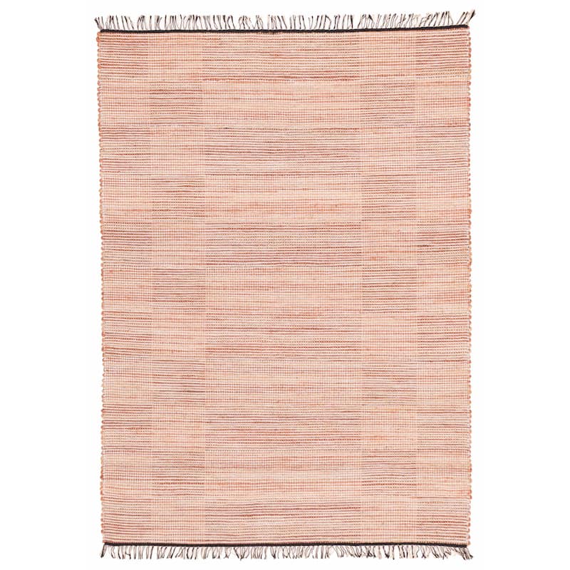 ECARPETGALLERY Braid weave Sienna Dark Copper Rug - 5'3 x 7'6