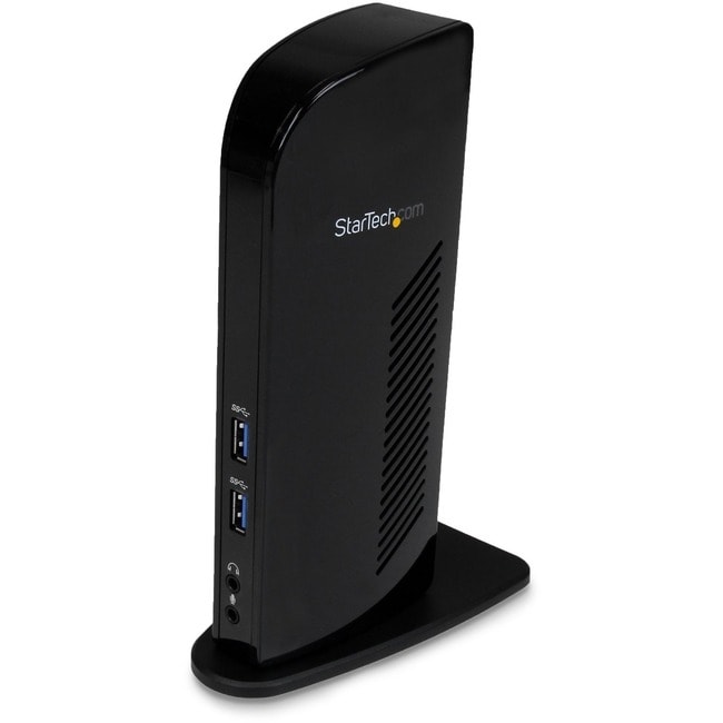 StarTech.com USB 3.0 Docking Station - Compatible with Windows / macOS - Support - Black - L