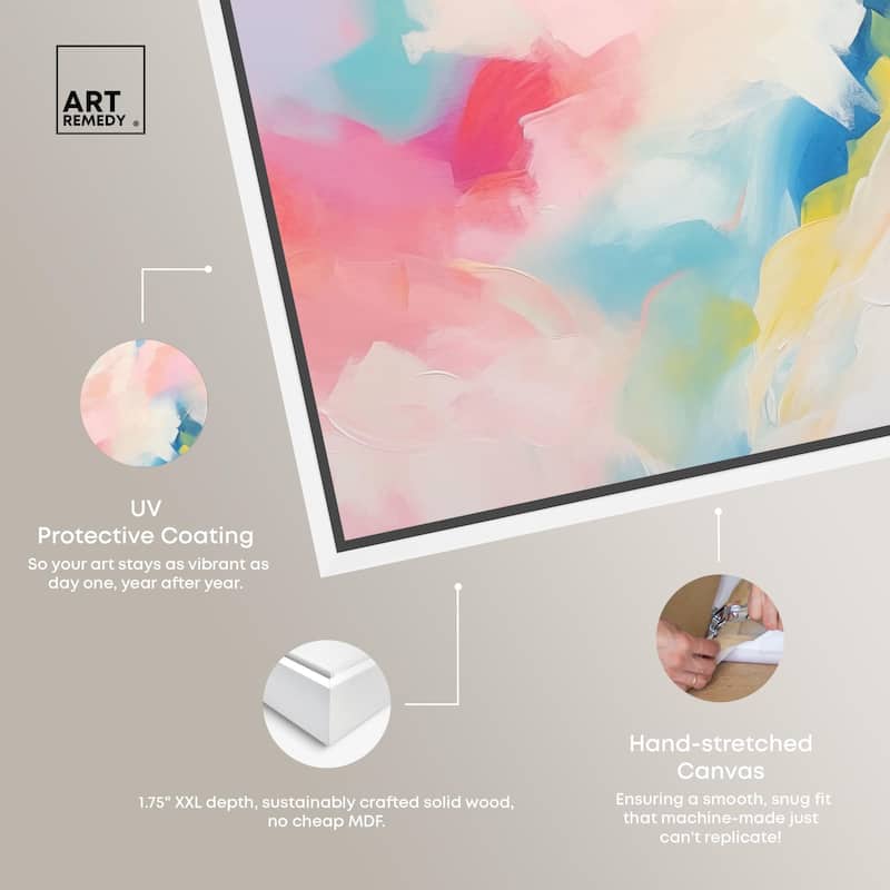 Cotton Candy Clouds II Canvas by Art Remedy