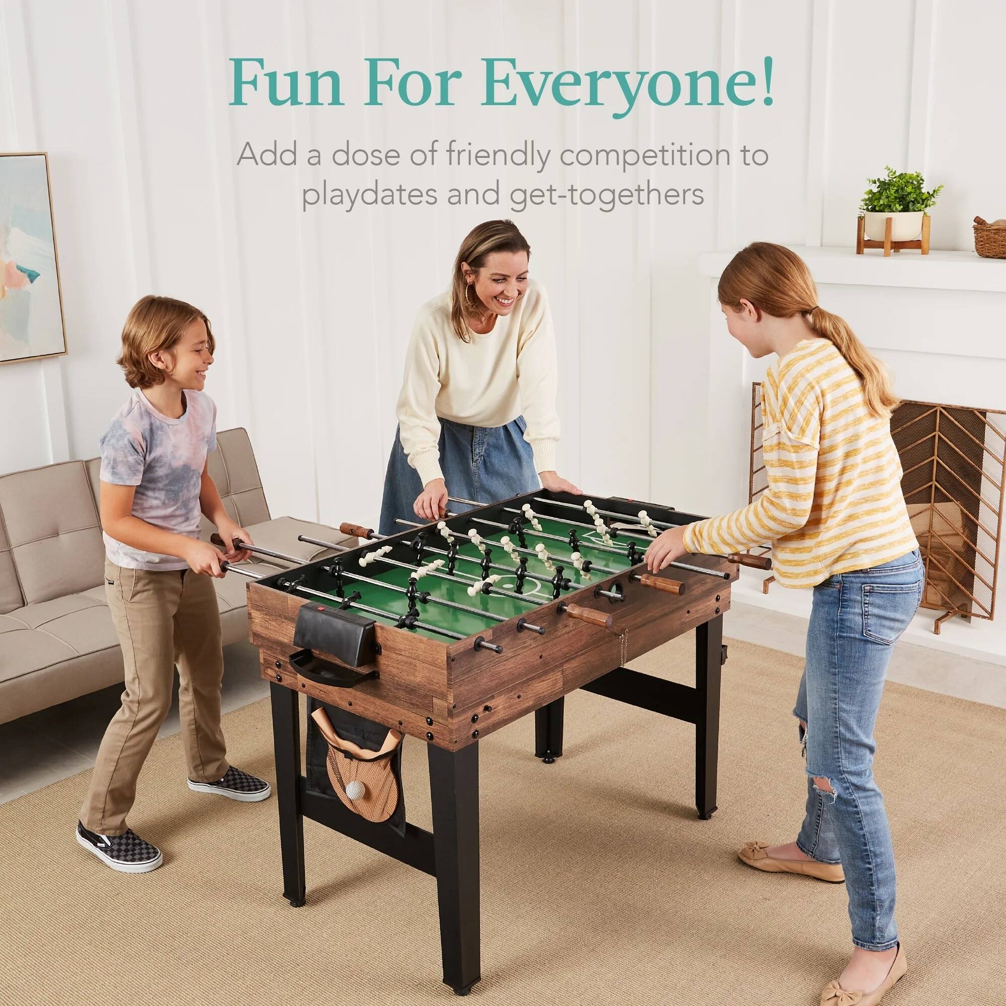 13in1 Game Table Set w/ Ping Pong, Foosball, Basketball, Air Hockey