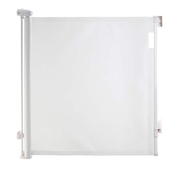 slide 2 of 6, Dreambaby Glide 'N Hide Extra Tall Retractable Baby Gate, White White