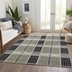 preview thumbnail 18 of 121, Premium Washable Super Soft Modern Plaid Mayfield Rug