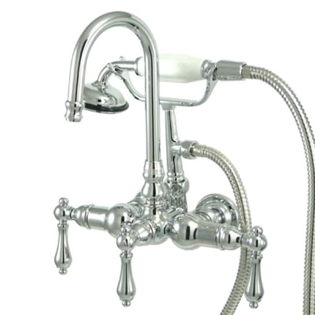 Kingston Brass Vintage Wall Mounted Clawfoot Tub Filler with Personal