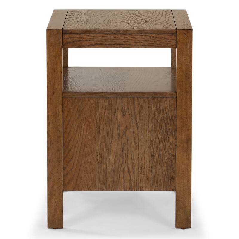 SAFAVIEH Couture Shelbie 2-Drawer Reeded Nightstand, Fully Assembled