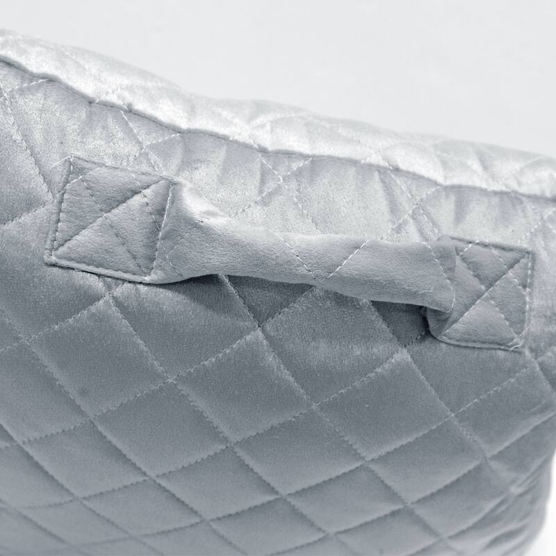 Velvet Do-It-Yourself Bedrest Reading Pillow Cover and Filling