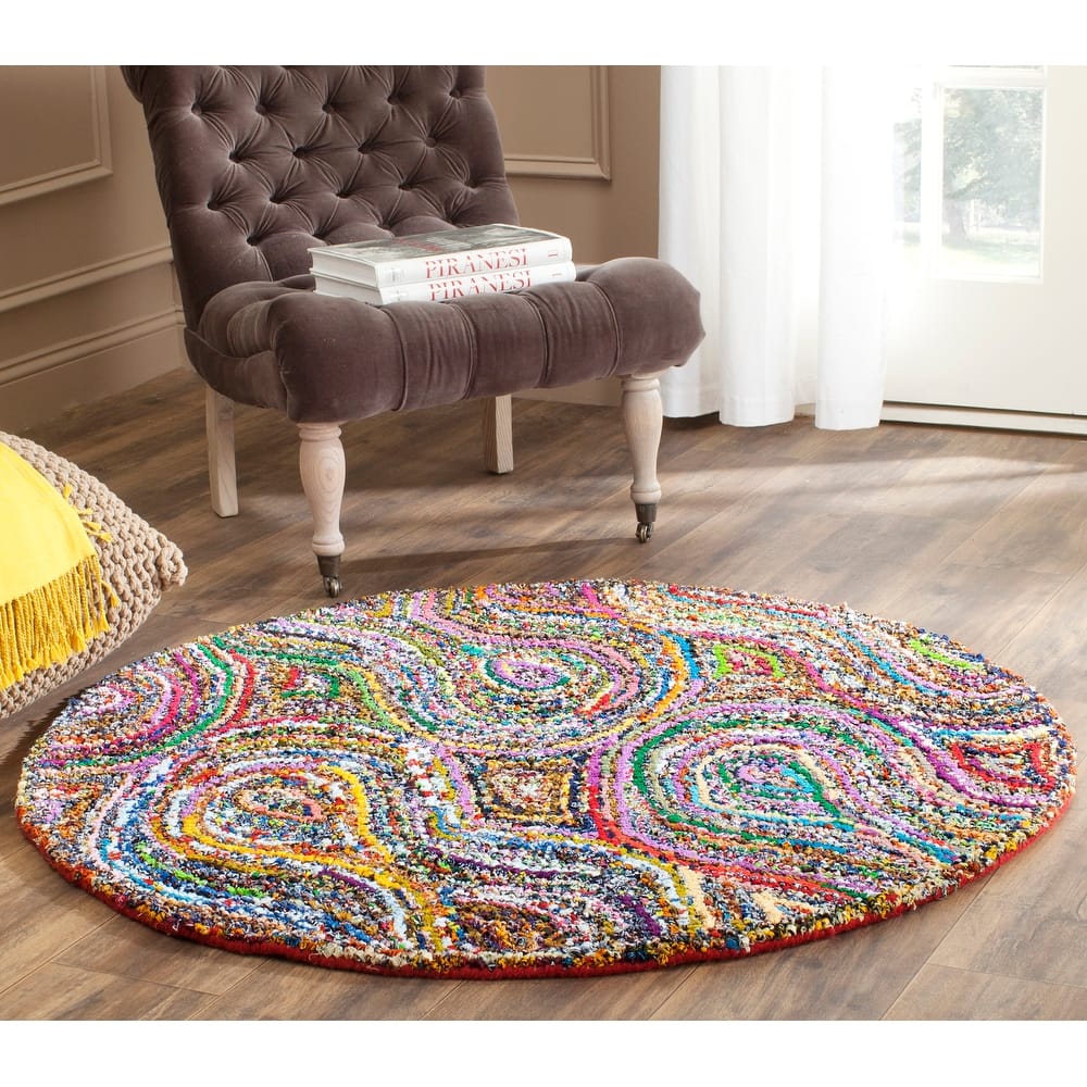 SAFAVIEH Handmade Nantucket Betsi Contemporary Cotton Rug
