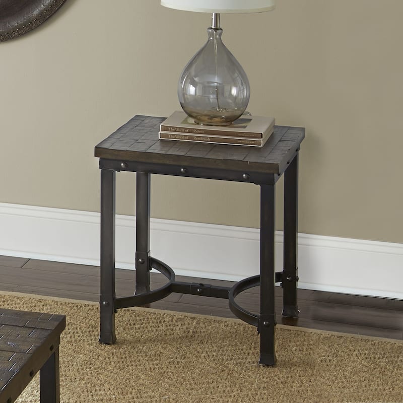 Steve Silver Austin Industrial-style Wood Side Table