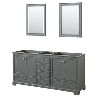 Wyndham Collection Deborah 71" Free Standing Double Wood Vanity