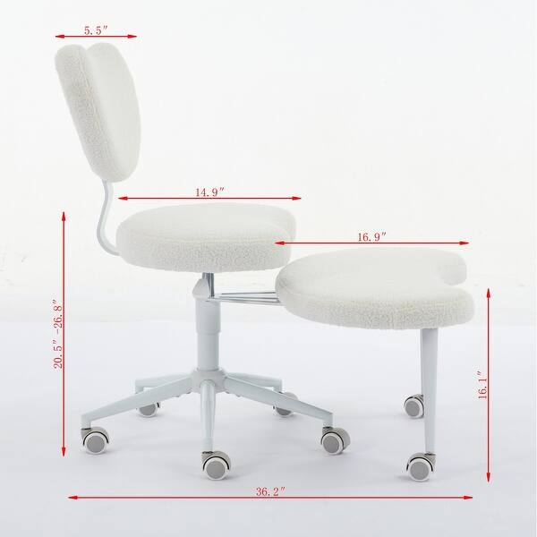 Pink Meditation Chair, Cross Legged, ADHD-Friendly, Lumbar Support ...