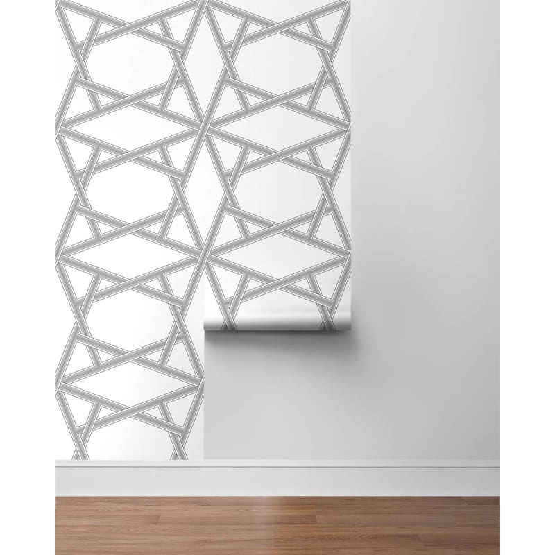 NextWall Crossroads Geo Peel and Stick Wallpaper
