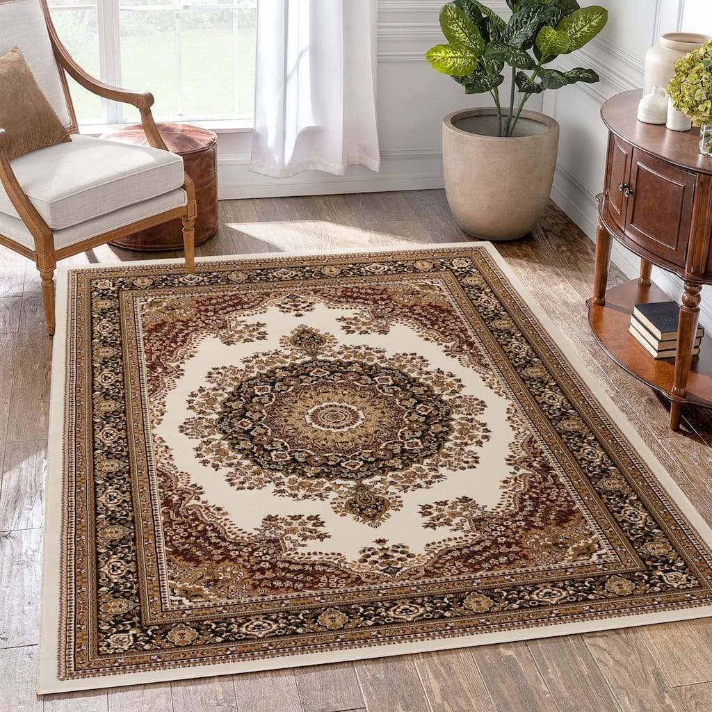 Ivory 7 ft. 10 in. x 10 ft. 6 in. Area Rug - 11' x 8'