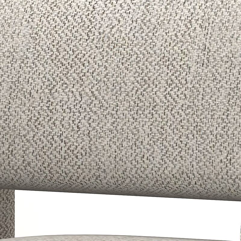 Modern 30.51" Upholstered Accent Chair with Open Back and Rubber Wood Frame for Living Room