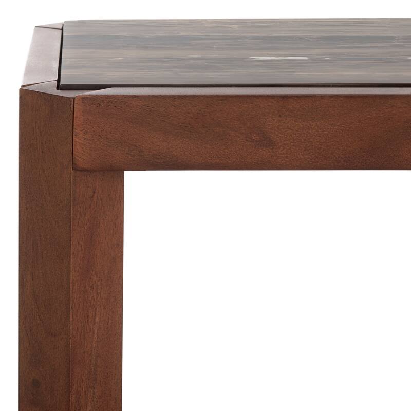 SAFAVIEH COUTURE Bernardi Marble Top Console Table - 50"W x 16"D x 28"H