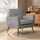 preview thumbnail 20 of 25, Silas Modern Armchair with Metal Legs by HULALA HOME TRIANGLES