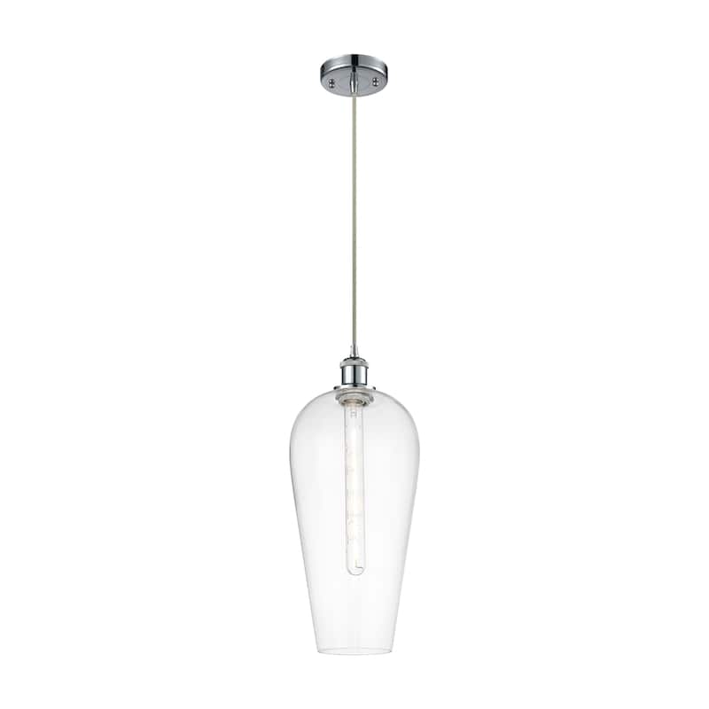 Innovations Lighting Endless Possibilities Ballston - Chelsea - 1 Light 8" Cord Hung Mini Pendant - Clear/Polished Chrome
