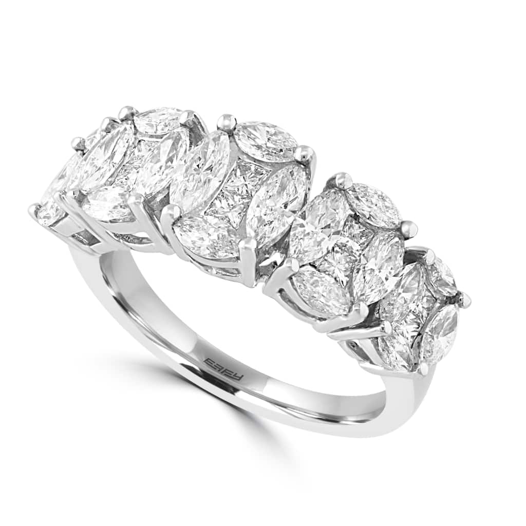 Effy Women's 14K White Gold Diamond Ring