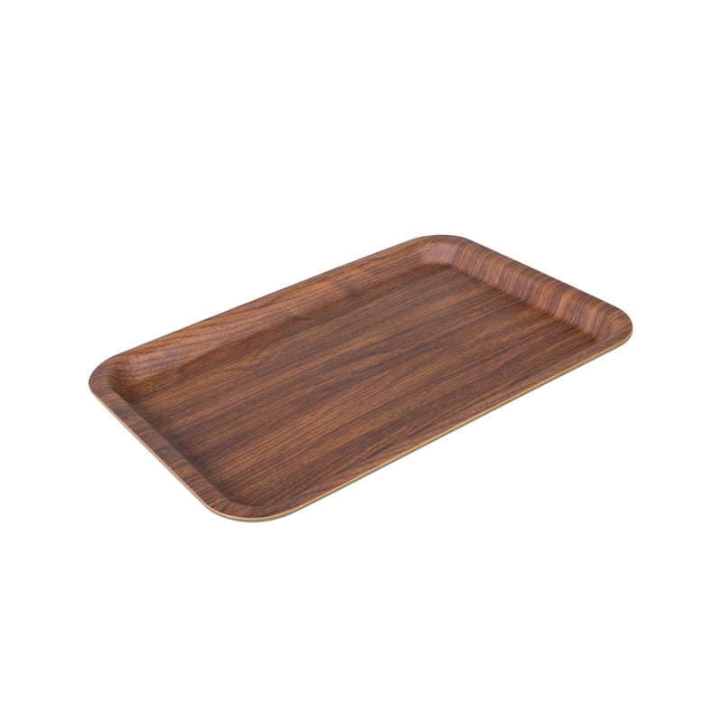 Luxe Party Mahogany Collection Serving Tray - 9.45" x 13.58" x 0.79"