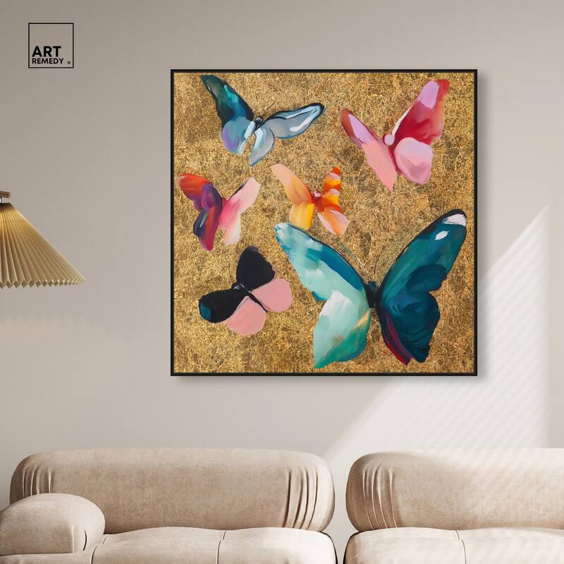 Spectrum of Wings Canvas by Art Remedy