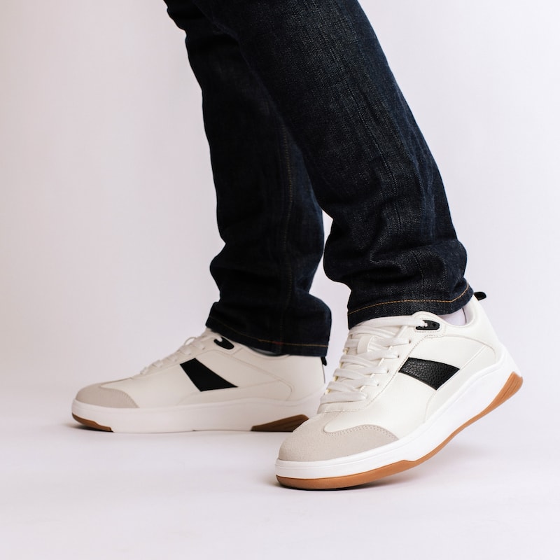 Vance Mens Raiden T-Toe Low Top Sneaker