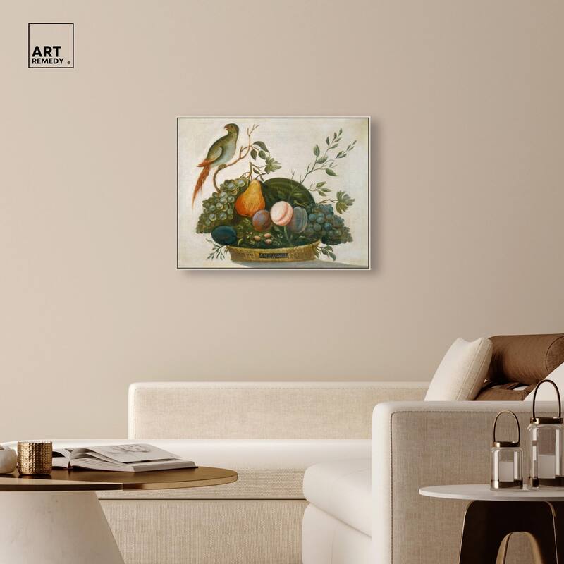Randall Fruit with Parrot 1777 Canvas by Art Remedy