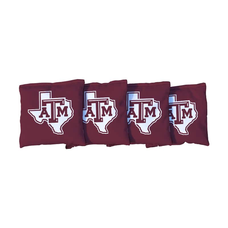 Texas A&M University Aggies Maroon Cornhole Bags - Corn Filled