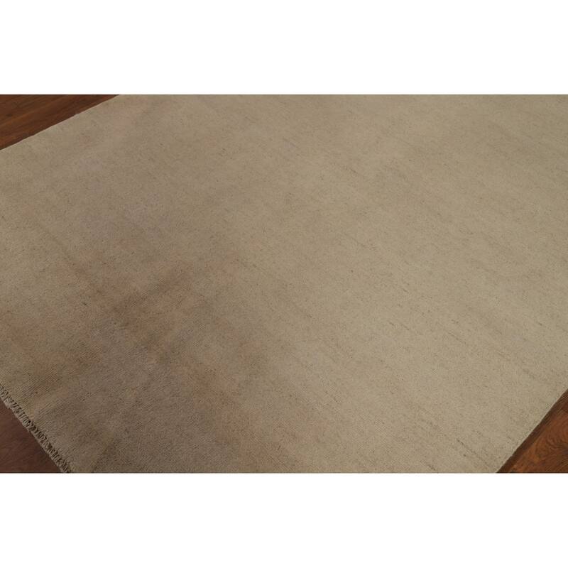 Gabbeh Modern Rug Hand-Knotted Contemporary Wool Carpet - 4'9"x 6'7"