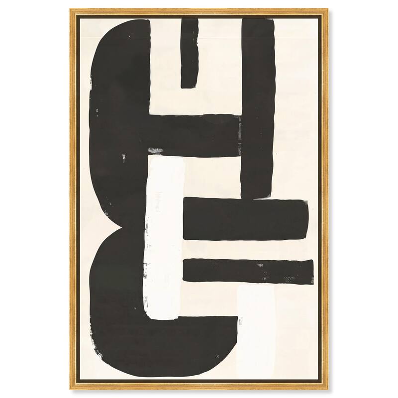 Contempogeo I Canvas by Art Remedy - Gold - 10" x 15"