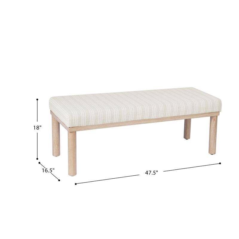 HomePop Oslo Upholstered Bench