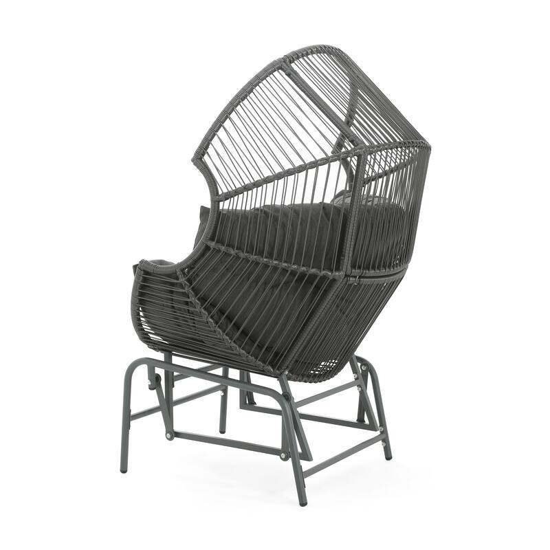 Outdoor Wicker Glider Chair