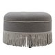preview thumbnail 38 of 91, Yolanda 24" Upholstered Round Accent Ottoman