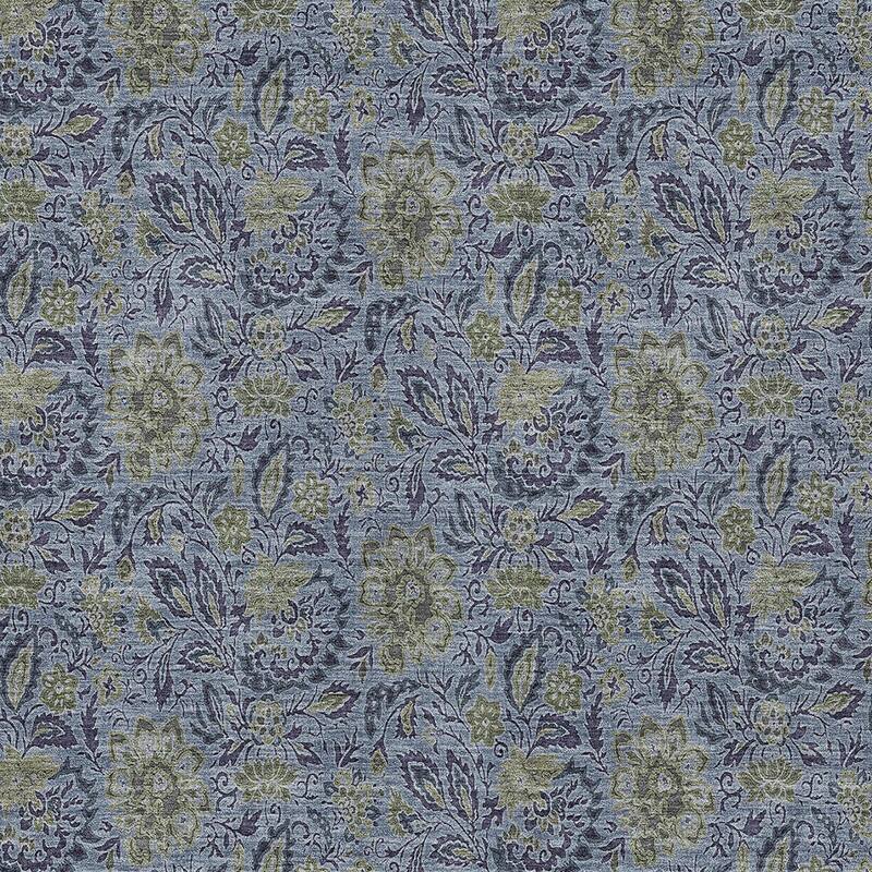 HomeRoots Floral Transitional Rectangle Outdoor Rug