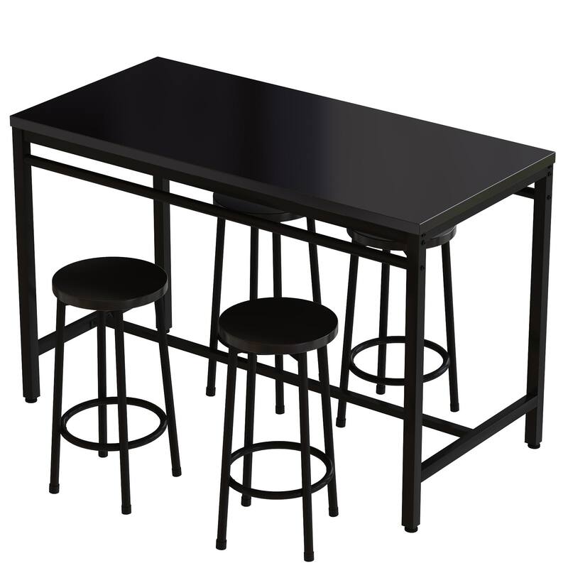 5-Piece Kitchen Counter Height Table Set