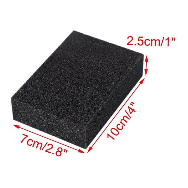 5PCS Black Dish Sponge Scouring Pad Kitchen Cleaning Sponge Wiping