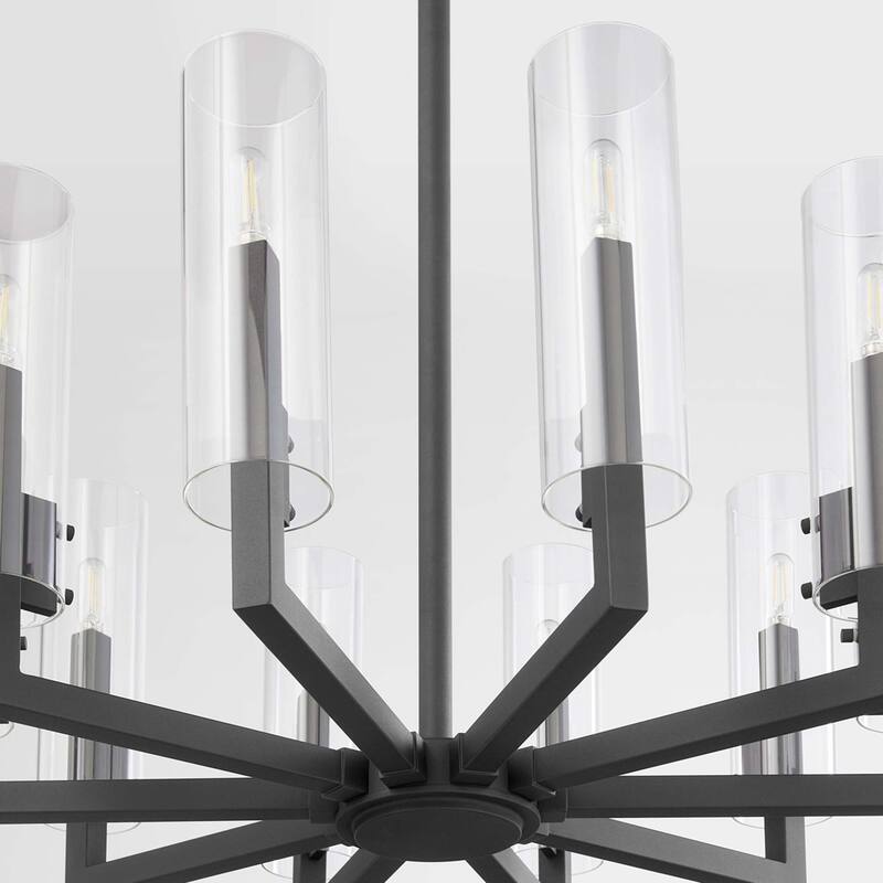 Quorum International 6277-10 Harbin 10 Light 32" Wide Chandelier