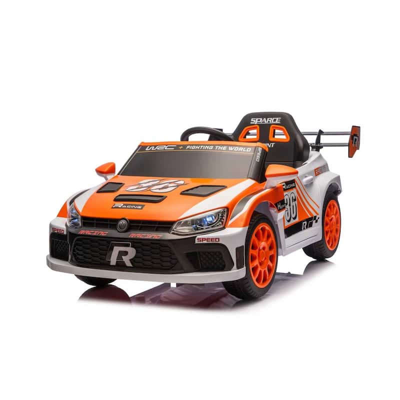 Children's Electric Vehicle Toddler Electric Car with Remote Control, Ride-On Car with Bluetooth Music & LED Lights