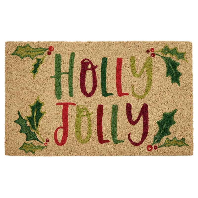 DII Christmas Holiday Doormat
